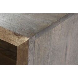 Aparador DKD Home Decor Castanho Preto Cristal Madeira de mangueira 90 x 40 x 90 cm