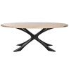 Tavolo da Pranzo DKD Home Decor Metallo Legno di acacia 200 x 110 x 76 cm