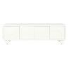 Mueble de TV DKD Home Decor Blanco Madera MDF 160 x 37 x 50 cm