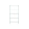 Shelves DKD Home Decor White Transparent Crystal MDF Wood 90 x 35 x 180 cm (1)