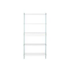 Shelves DKD Home Decor White Transparent Crystal MDF Wood 90 x 35 x 180 cm (1)