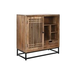 Credenza DKD Home Decor Marrone Nero Cristallo Legno di mango 90 x 40 x 90 cm