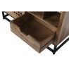 Credenza DKD Home Decor Marrone Nero Cristallo Legno di mango 90 x 40 x 90 cm