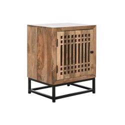 Poltrona DKD Home Decor Azul Preto Dourado Espuma Madeira Metal 81 x 75 x 73 cm