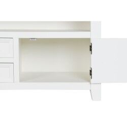 Móvel de TV DKD Home Decor Bege Natural Madeira de paulónia 134,5 x 35 x 55 cm