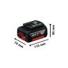 Set de cargador y baterías recargables BOSCH 1 600 A00 B8J 18 V 5 Ah