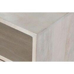 Mobile TV DKD Home Decor Bianco Naturale Legno di mango 130 x 40 x 45 cm