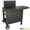 Mesa de barbecue Cook'in Garden Reva 110 Premium Aço Jardim Preto 108 x 55 cm
