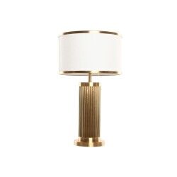 Lampada da tavolo Home ESPRIT Bianco Dorato 50 W 220 V