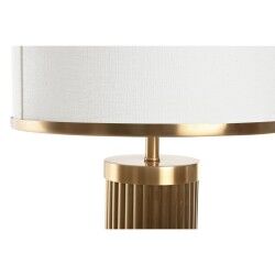 Desk lamp Home ESPRIT White Golden 50 W 220 V