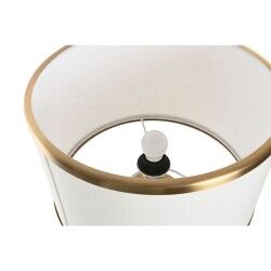 Lâmpada de mesa Home ESPRIT Branco Dourado 50 W 220 V