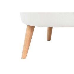 Poltrona DKD Home Decor Branco Natural Madeira 91 x 80 x 78 cm