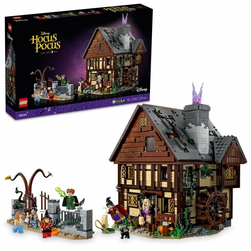 Jogo de Construção Lego Disney Hocus Pocus - Sanderson Sisters' Cottage 21341 2316 Peças