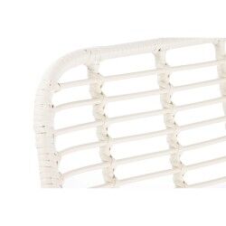 Garden furniture DKD Home Decor White 124 x 74 x 84 cm (4 Pieces)