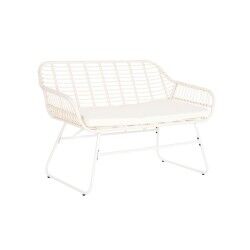 Muebles de Jardín DKD Home Decor Blanco 124 x 74 x 84 cm (4 Piezas)