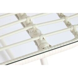 Muebles de Jardín DKD Home Decor Blanco 124 x 74 x 84 cm (4 Piezas)