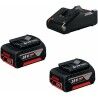 Set de cargador y baterías recargables BOSCH 1 600 A01 9S0 4 Ah 18 V
