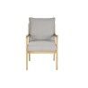 Armchair DKD Home Decor Natural Polyester 60 x 80 x 90 cm