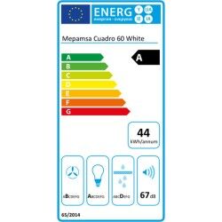 Extrator Convencional Mepamsa Cuadro 60 60 cm 600 m³/h 200W A Branco