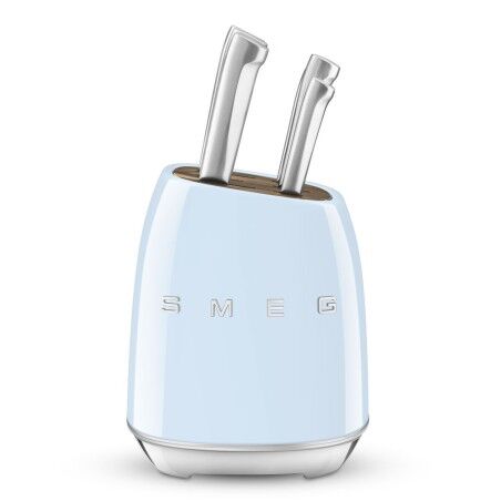 Conjunto de Facas de Cozinha e Suporte Smeg KBSF02PB
