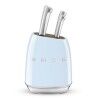 Set of Kitchen Knives and Stand Smeg KBSF02PB