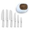 Set of Kitchen Knives and Stand Smeg KBSF02PB