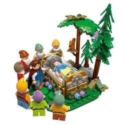Jogo de Construção Lego Casita de Blancanieves y los siete enanitos 2228 Peças